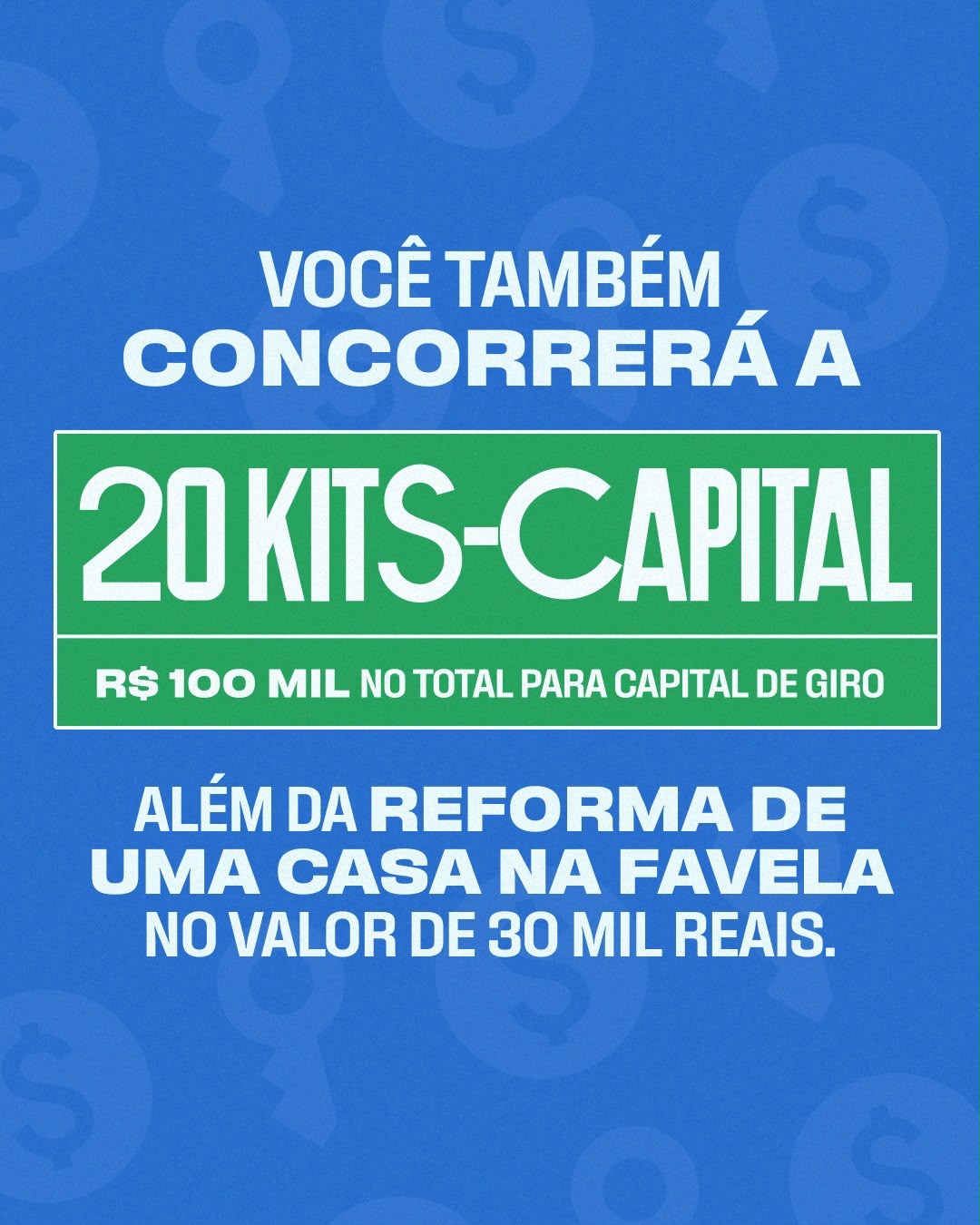 Arte de divulgação do Favela + Rica 7
